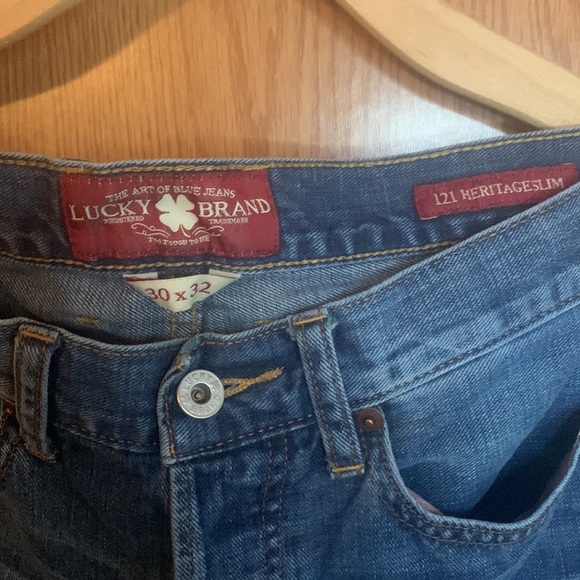 ✅Price Drop! Lucky Brand Men’s 121 Heritage Slim Button Fly Jeans - Picture 2 of 6